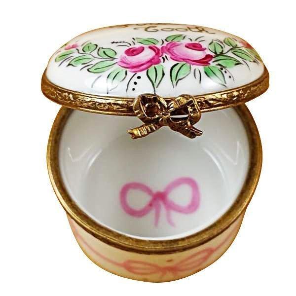 Pink First Tooth Limoges Box Keepsake for Children, view 2