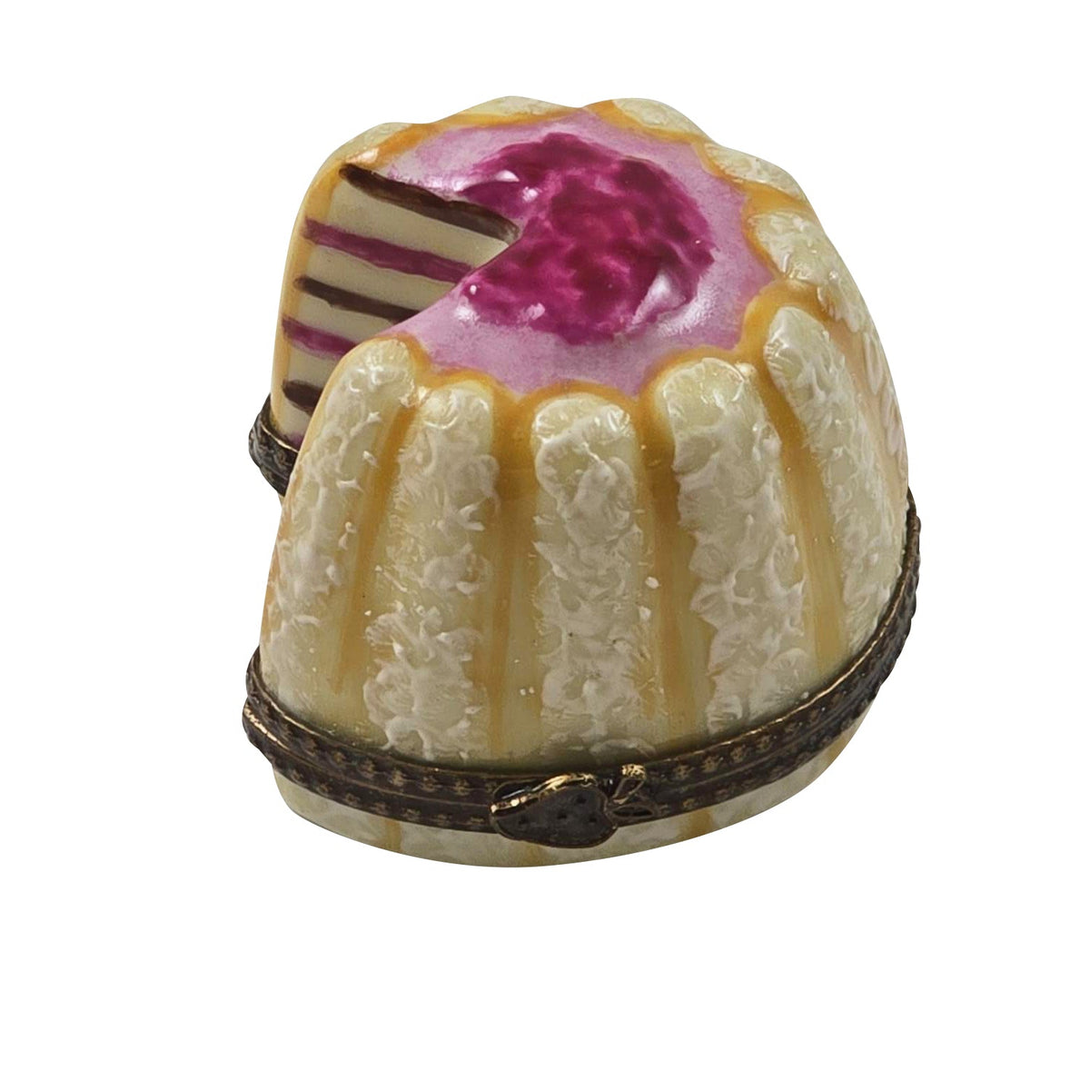 Raspberry Layered Cake Limoges Box, view 4