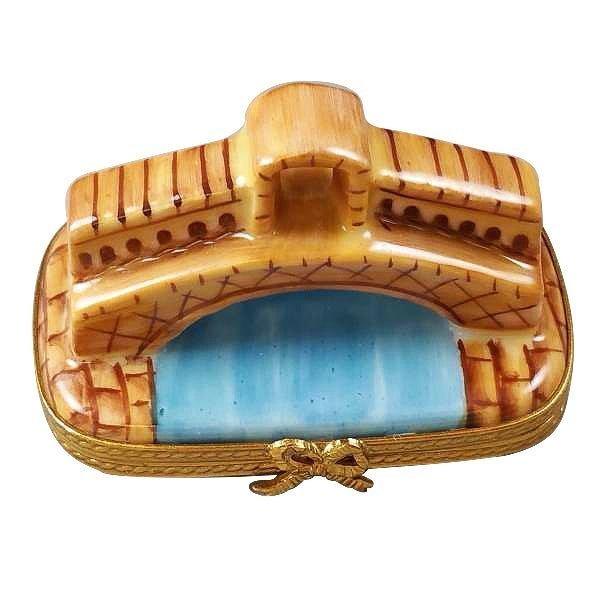 Rialto Bridge Venice Limoges Box for Collectors Gift, a hand-painted Limoges porcelain gift
