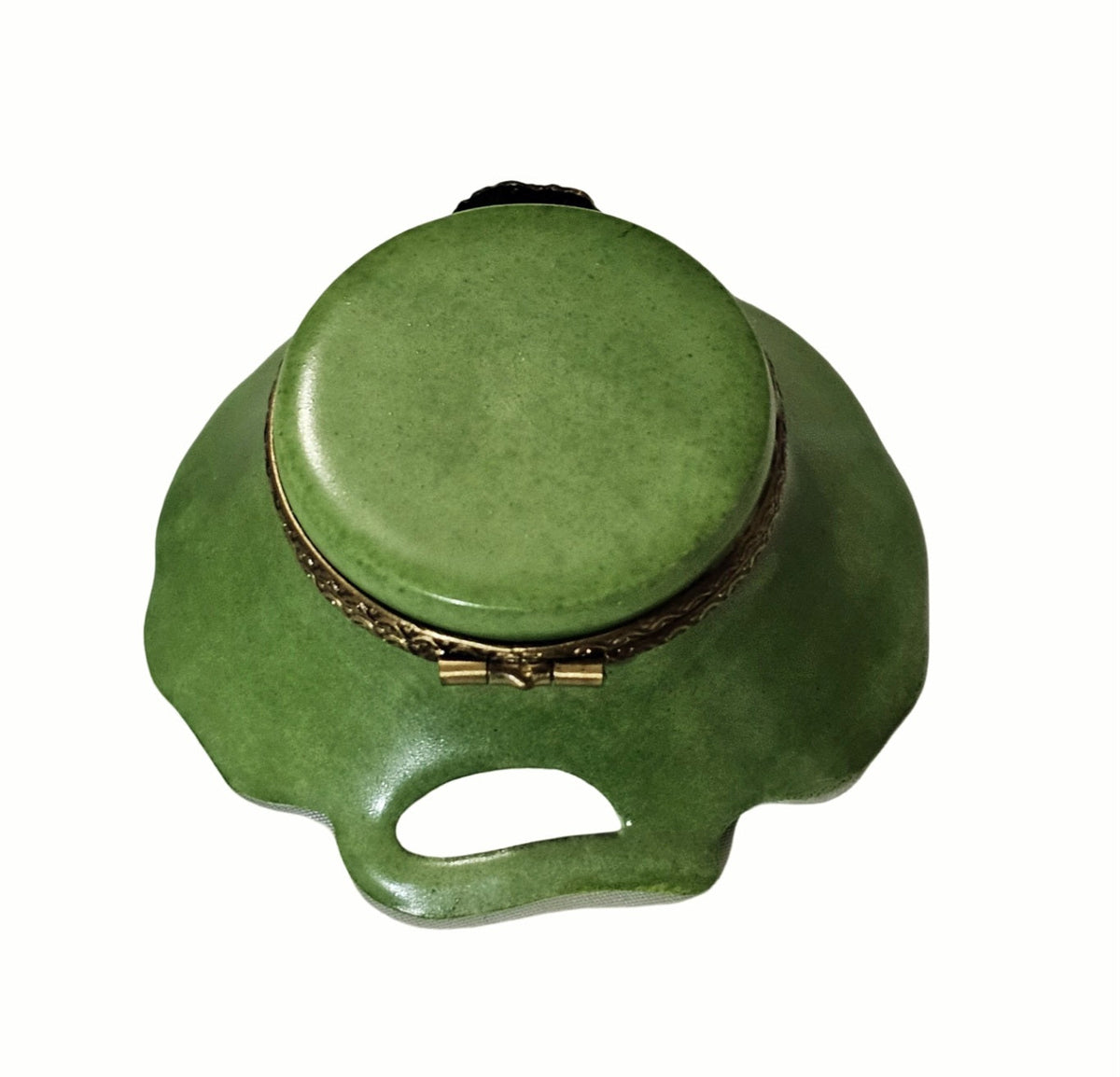 Frog in Lilly Pad Limoges Box Gift for Nature Lovers, view 3