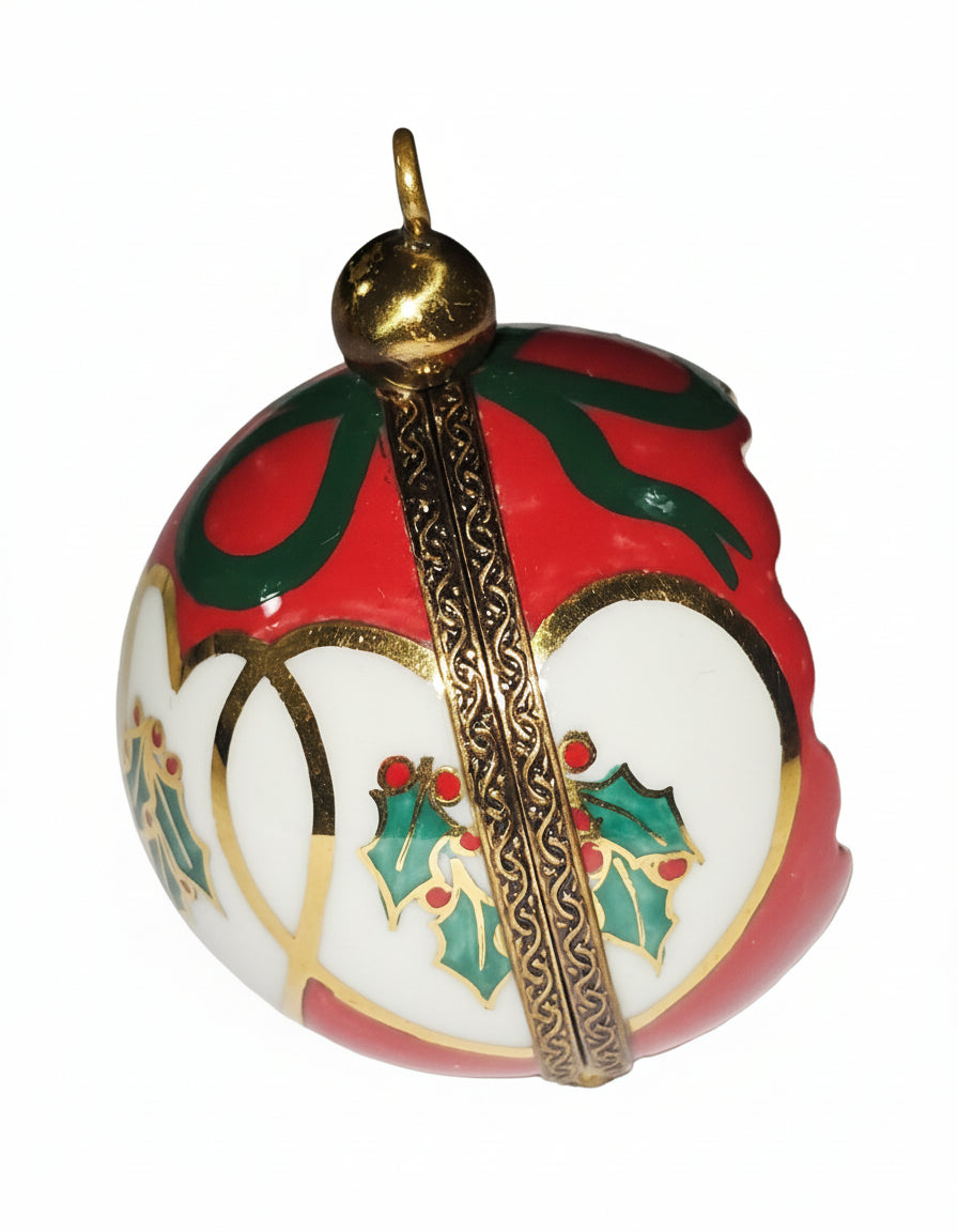 Elegant Red Christmas Ornament for Holiday Cheer, view 3