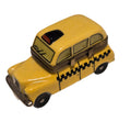 Yellow Taxi Limoges Box, a hand-painted Limoges porcelain gift