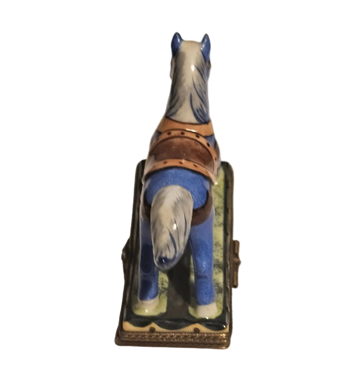 Christmas Rocking Horse Sheriff Limoges Box Figurine, view 11