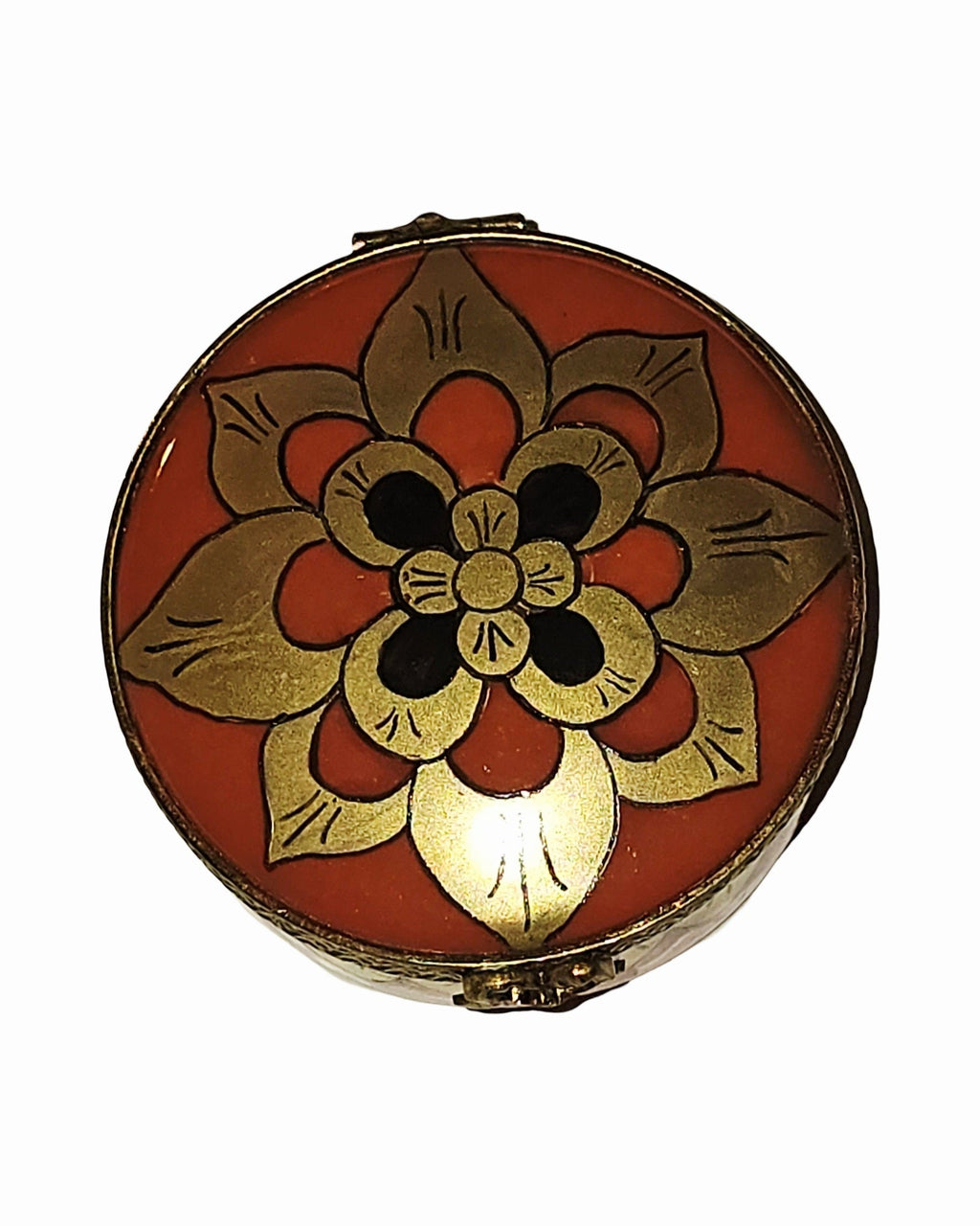 Orange Gold Round, view 4