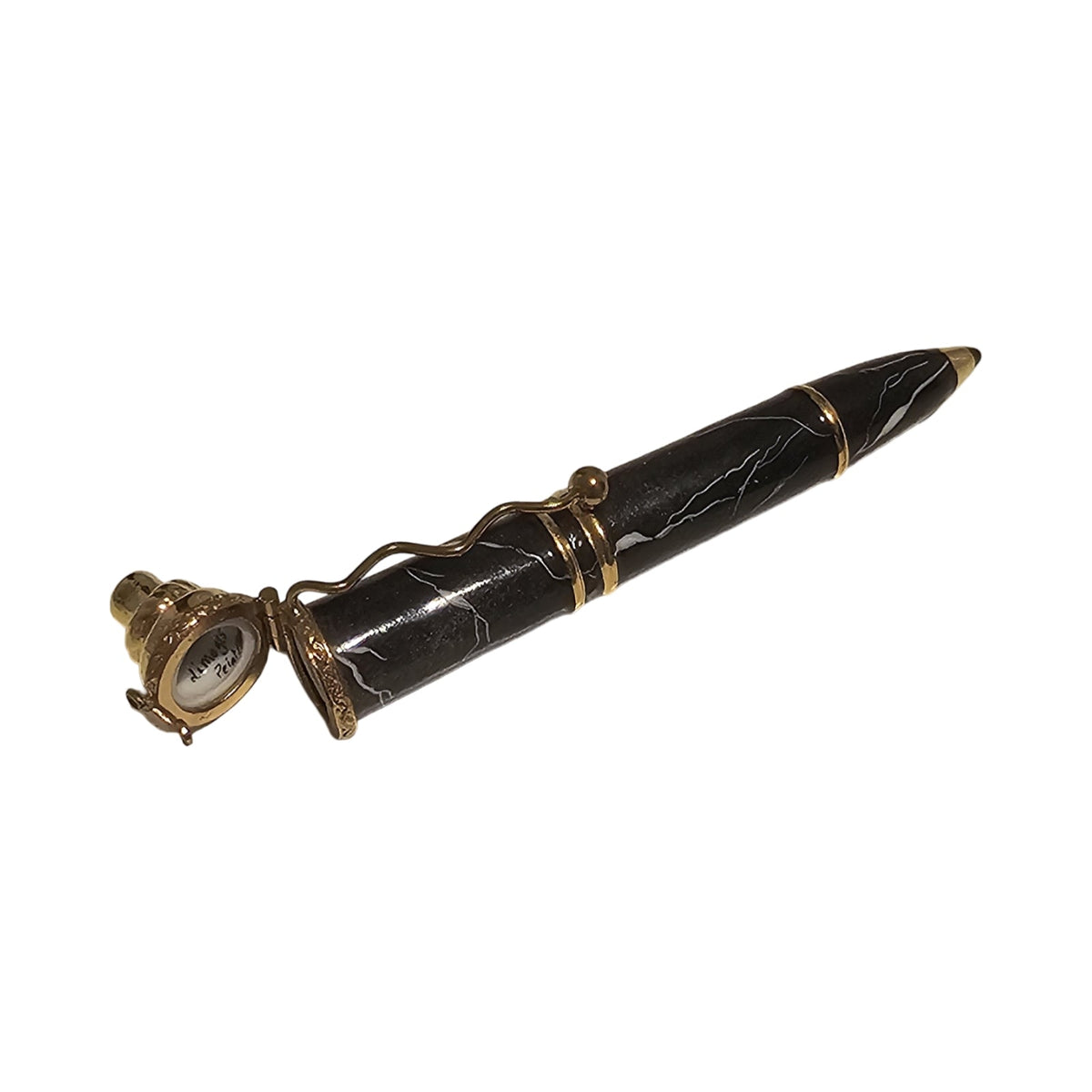 Black Ball Point Pen Limoges Box, view 2