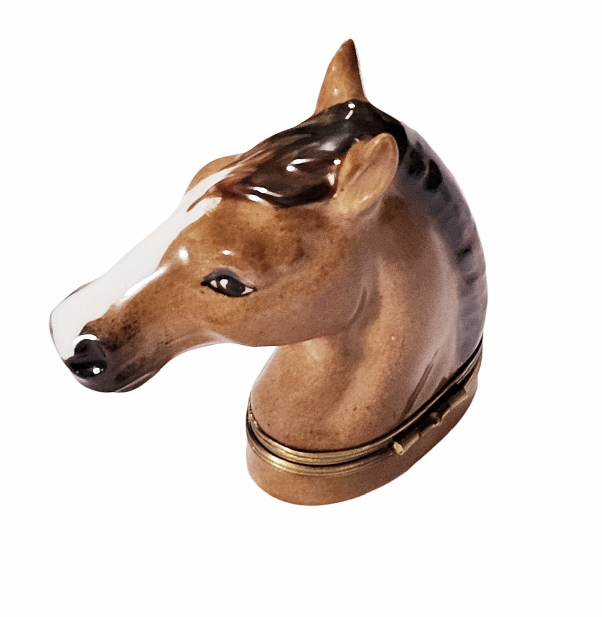 Exquisite Horse Head Limoges Box for Equestrian Enthusiasts, view 3