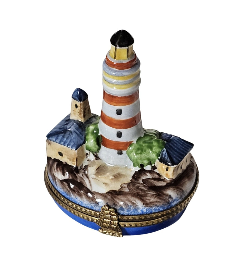 Lighthouse in Town Treasure Box, view 4