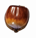 Hazelnut Elegance Limoges Box, a hand-painted Limoges porcelain gift