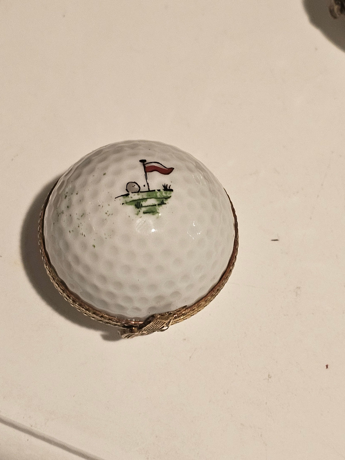 White Golf Ball with Hole Flag Inside, view 4