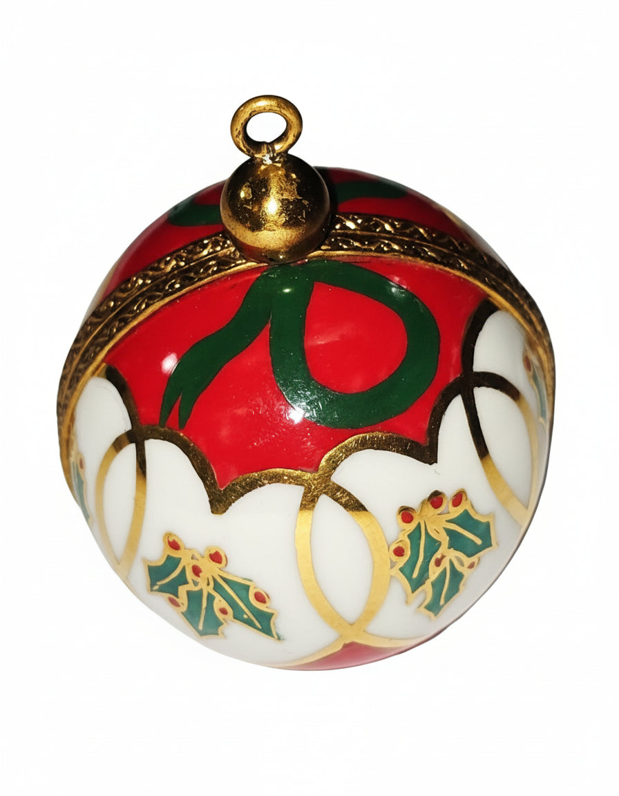 Elegant Red Christmas Ornament for Holiday Cheer, view 4