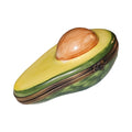 Large Avocado w Ladybug Inside, a hand-painted Limoges porcelain gift