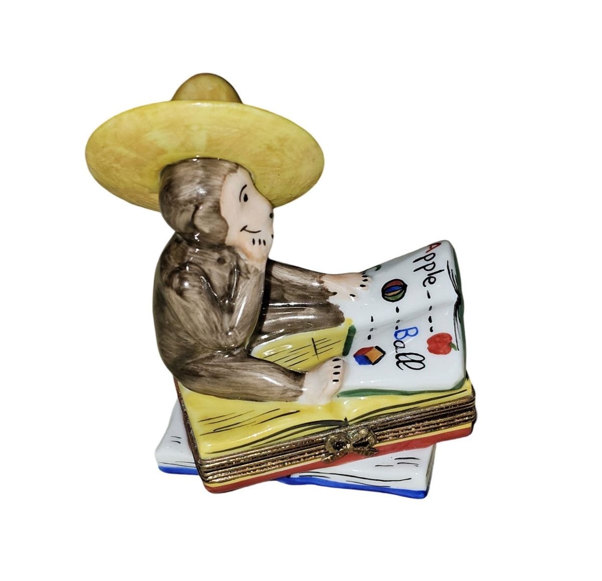 Curious Monkey on Book Limoges Box for Book Lovers, view 3