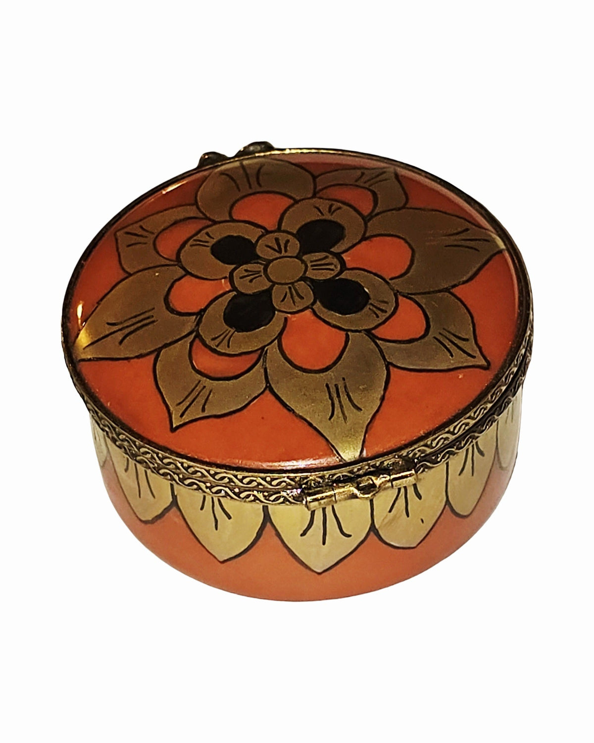 Orange Gold Round, view 3