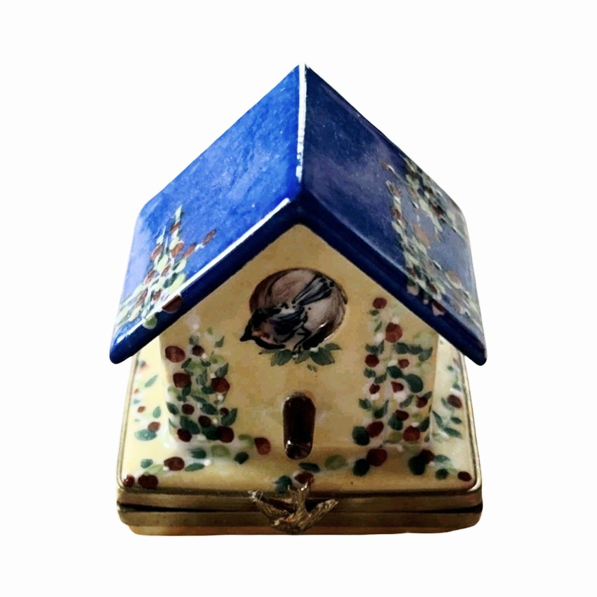 Yellow Bird House Rochard, a hand-painted Limoges porcelain gift