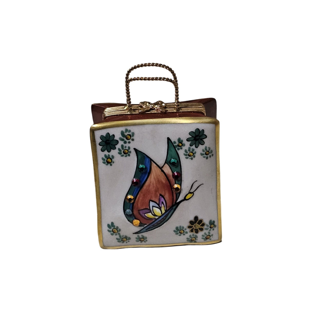 Butterfly Shopping Bag Limoges Box, view 3