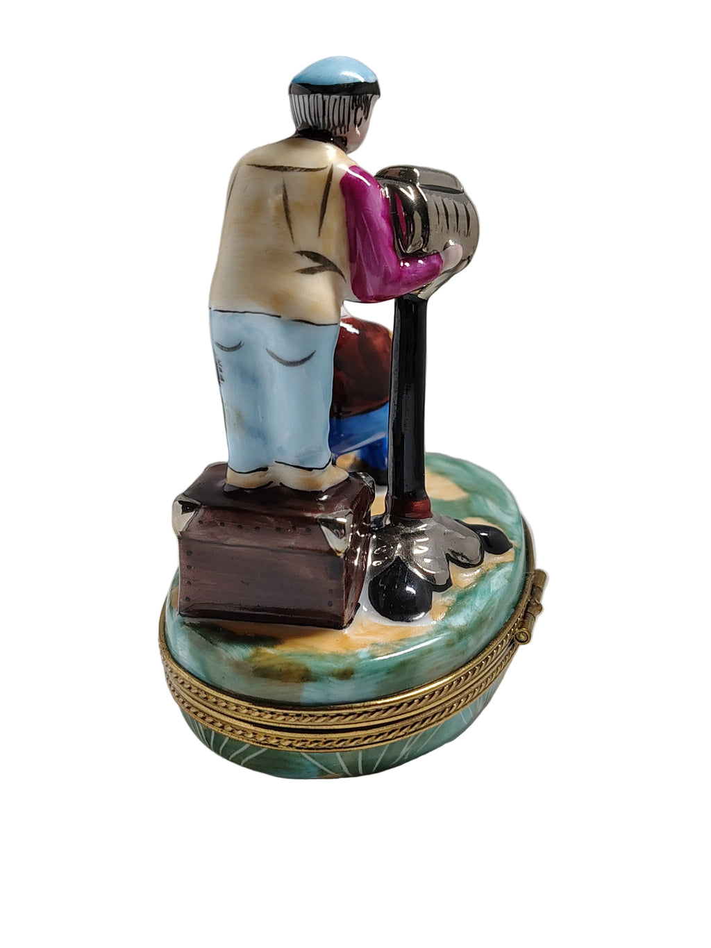 Director of Movie Film Camera Limoges Box Figurine, view 16