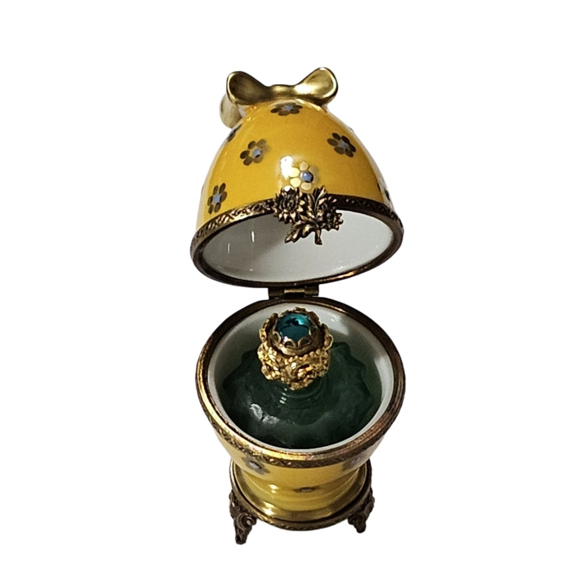 Yellow Egg with Green Perfume Box, view 2