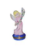 Blonde Angel Limoges Box for Collectors, a hand-painted Limoges porcelain gift