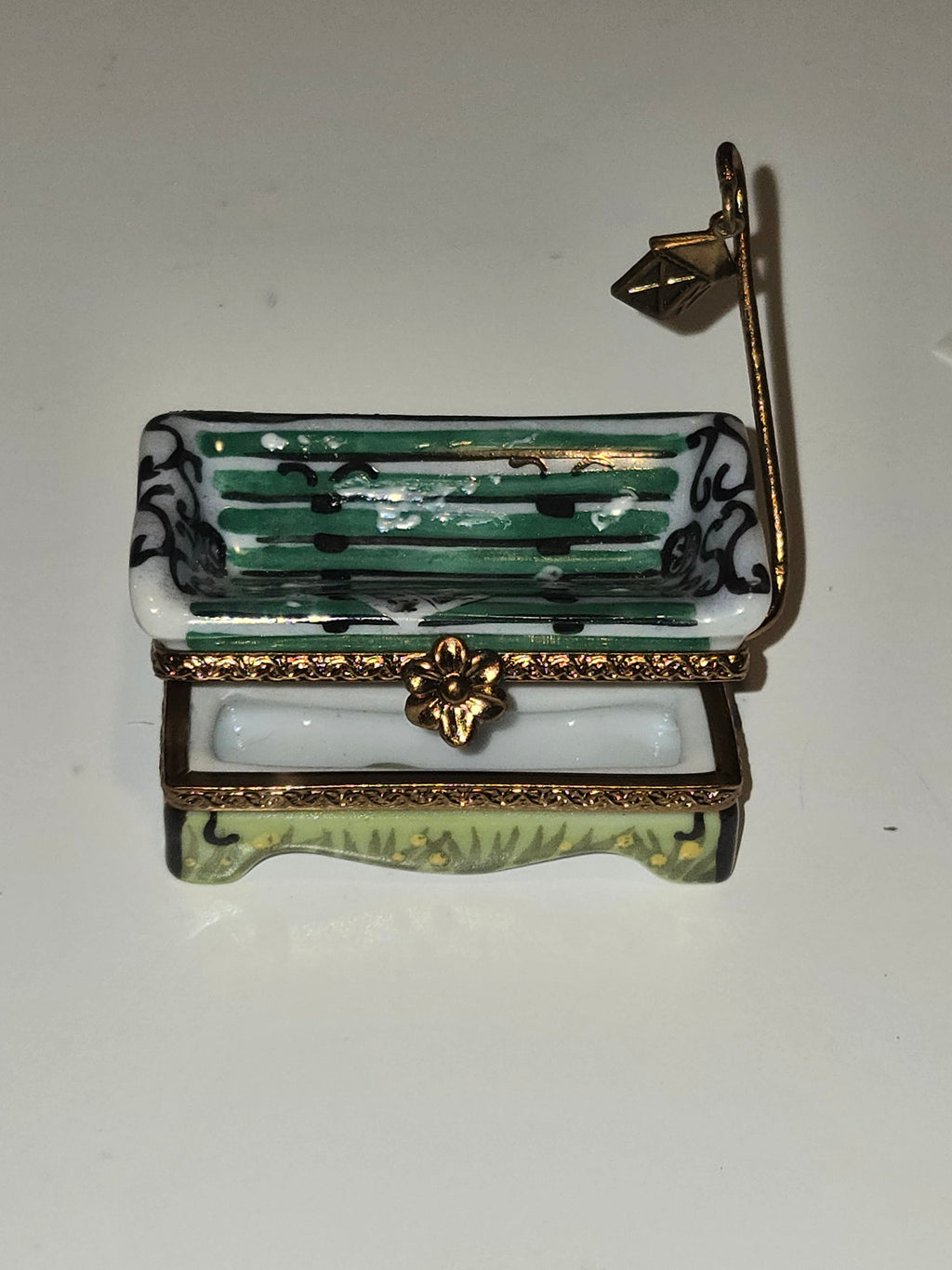 Small Garden Bench Charm for Collectors, view 2