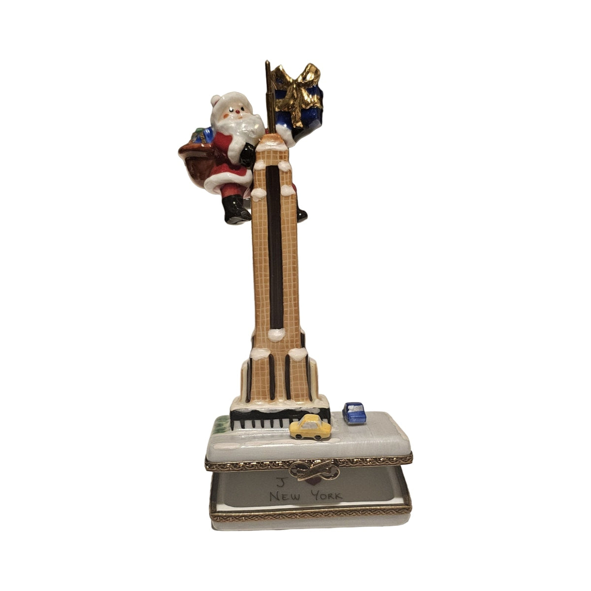 Santa on Empire State Building Rochard Limoges Box, view 5