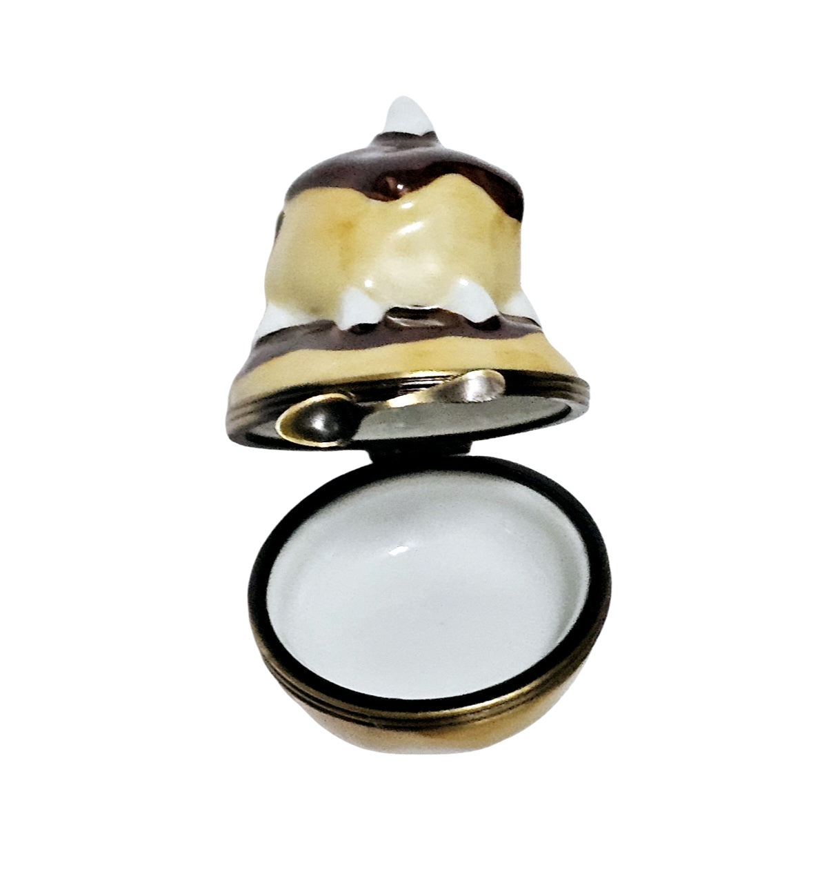 Cream Puff Porcelain Art Object for Collectors, view 2