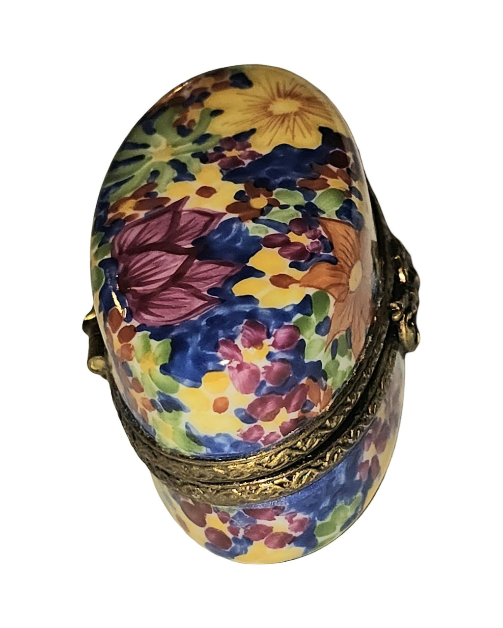 Colorful Floral on Oval, view 2