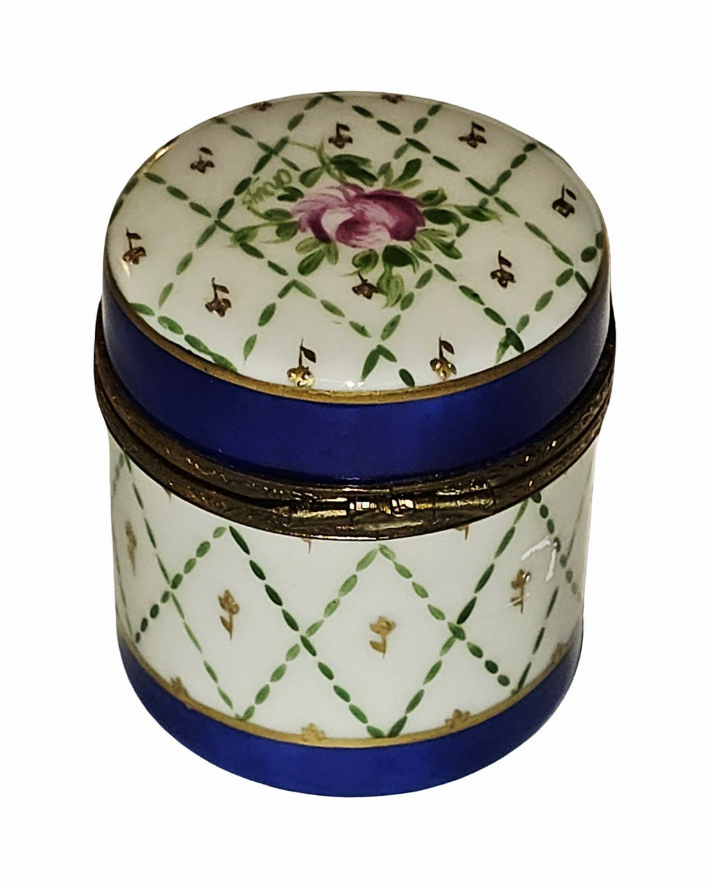 Tall Blue Gold Round, view 3