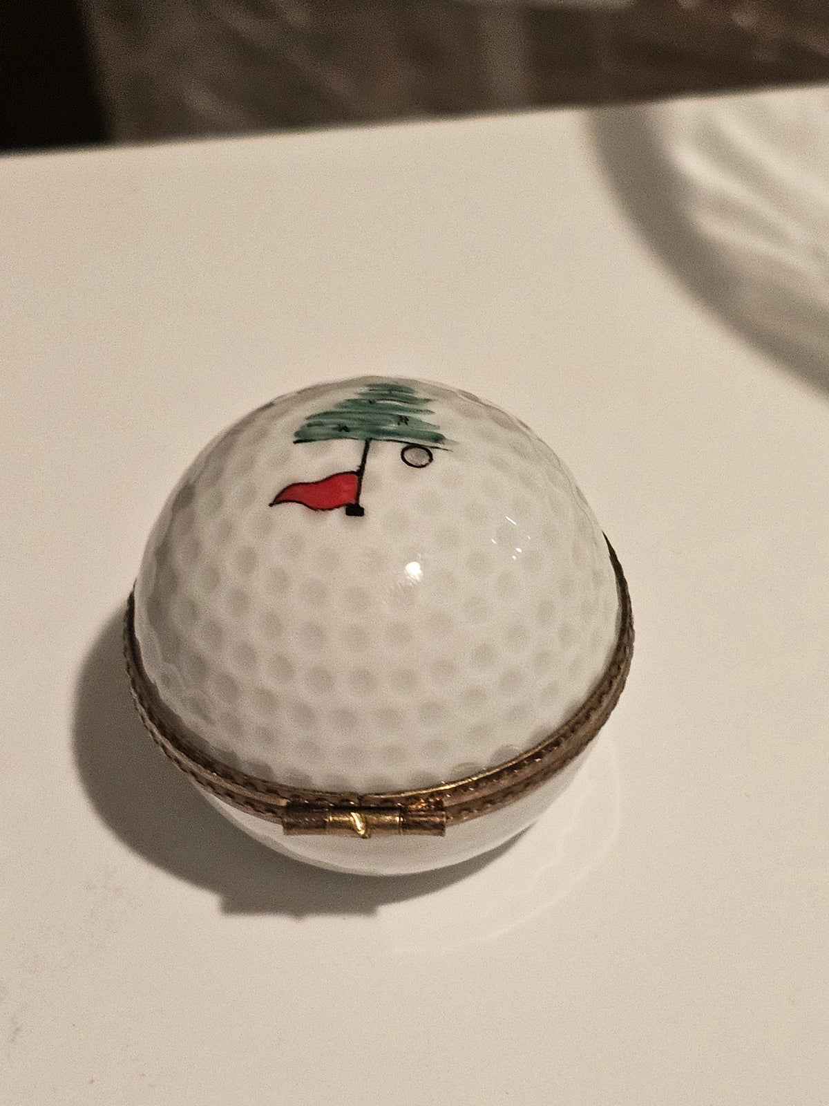 Golf Ball w Hole Flag Painting Inside, view 4