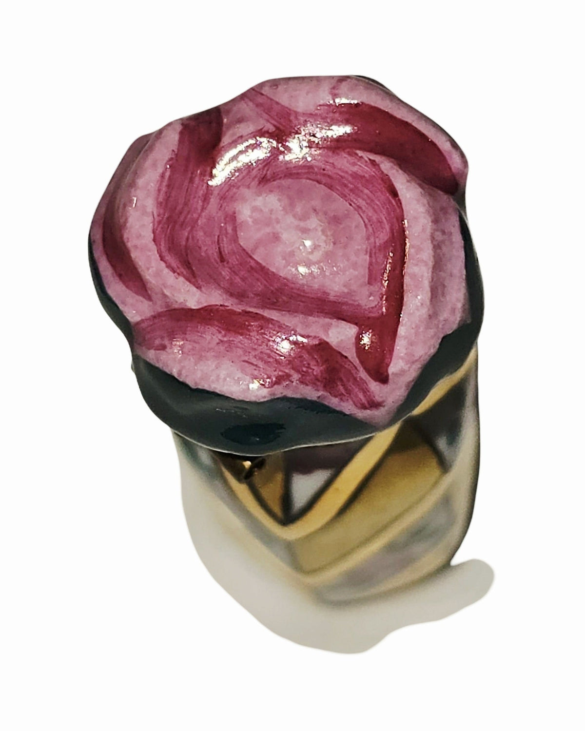 Rose on Perfume Vial, view 2