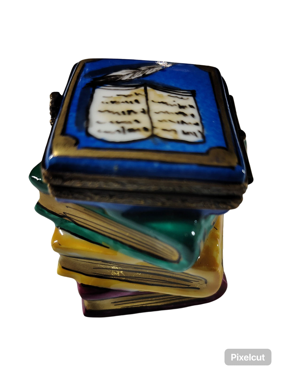 The Stack of Books, a Limoges keepsake with true French charm