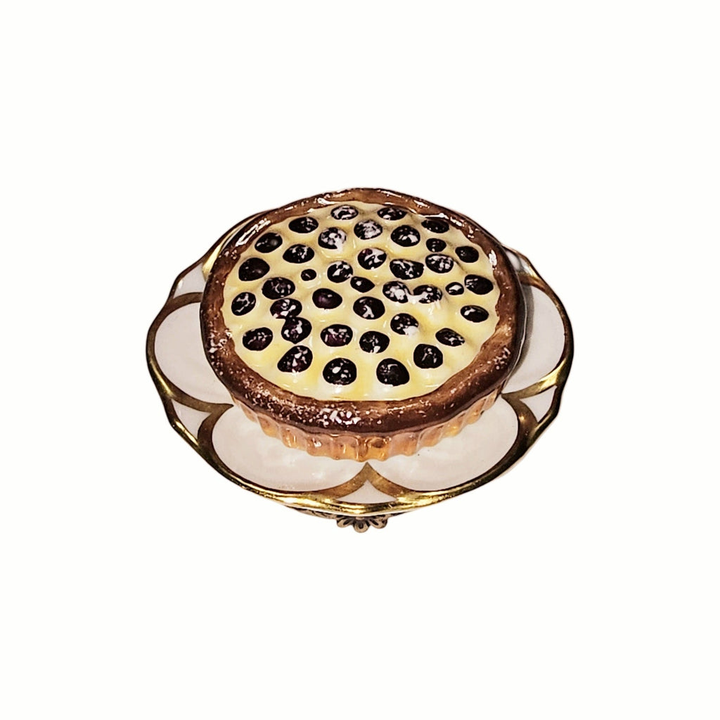 Prune Pie in Plate Limoges Box, view 2
