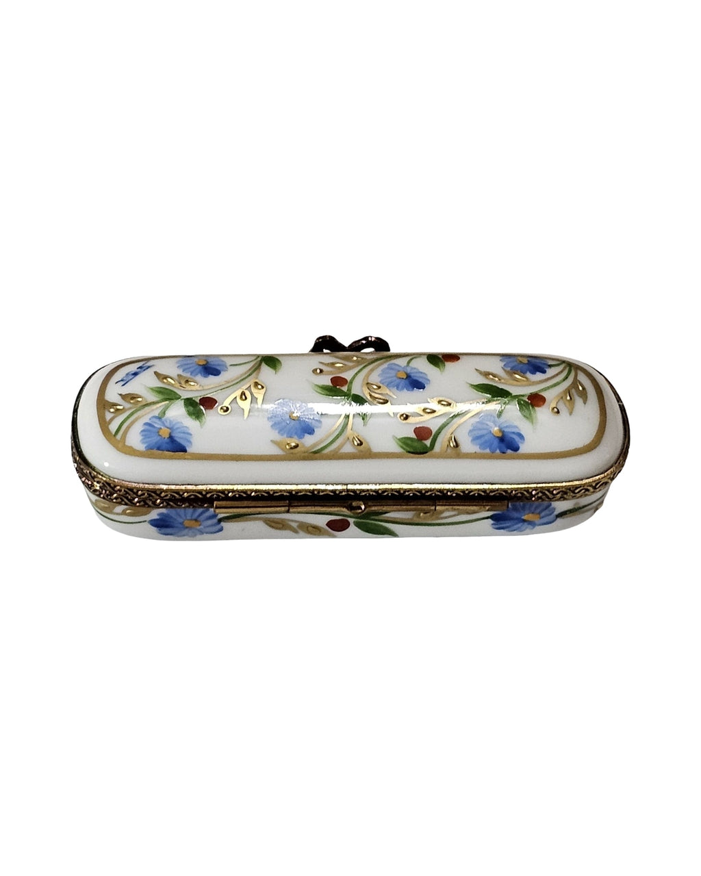 Long Beautiful with Blue Flowers, view 4