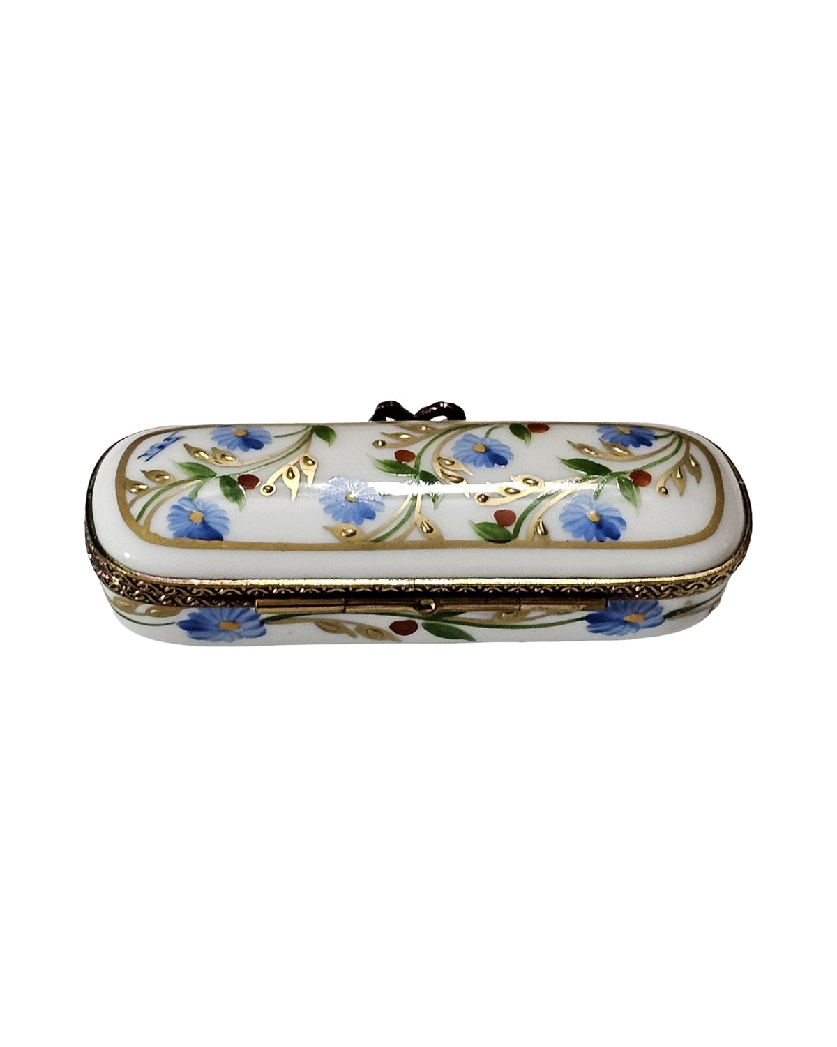 Long Beautiful with Blue Flowers, view 4