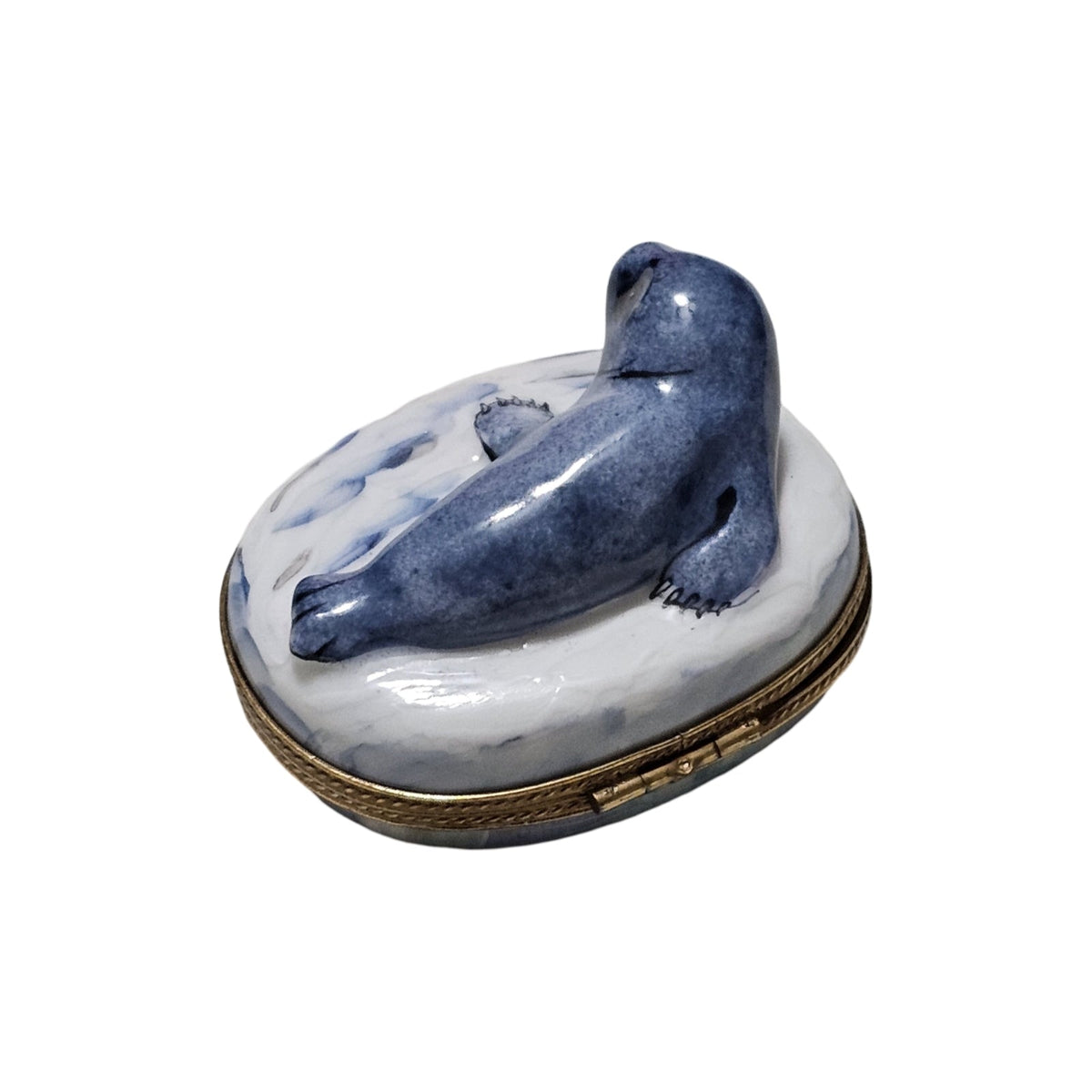 Baby Seal Limoges Box for Collectors, view 5