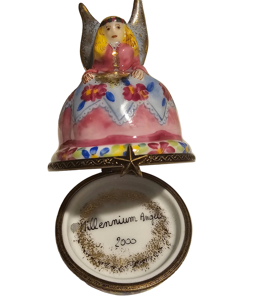 Millennium 2000 Pink Blue Angel Keepsake for Collectors, view 2