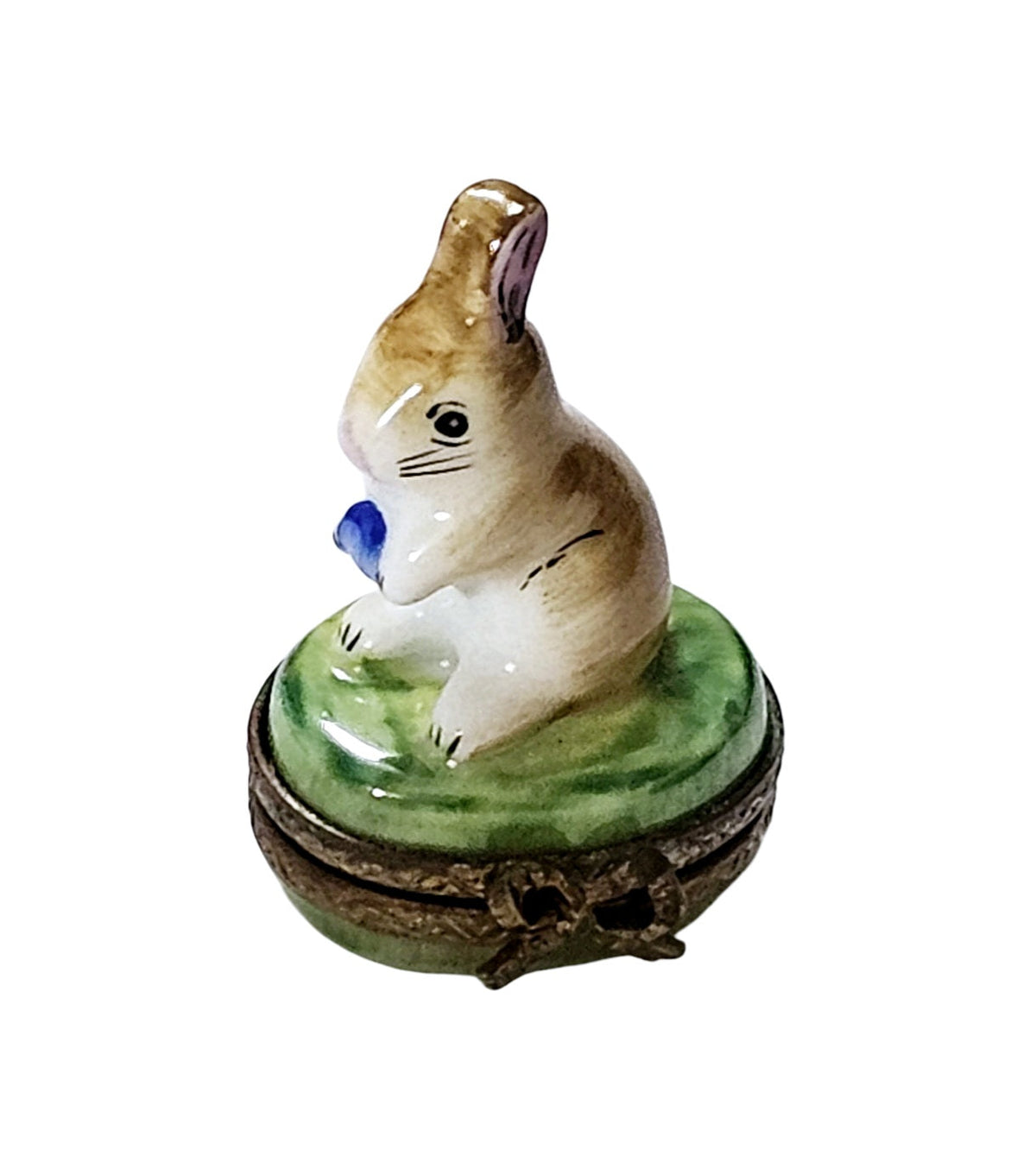Mini Rabbit Limoges Box for Collectors, a hand-painted Limoges porcelain gift