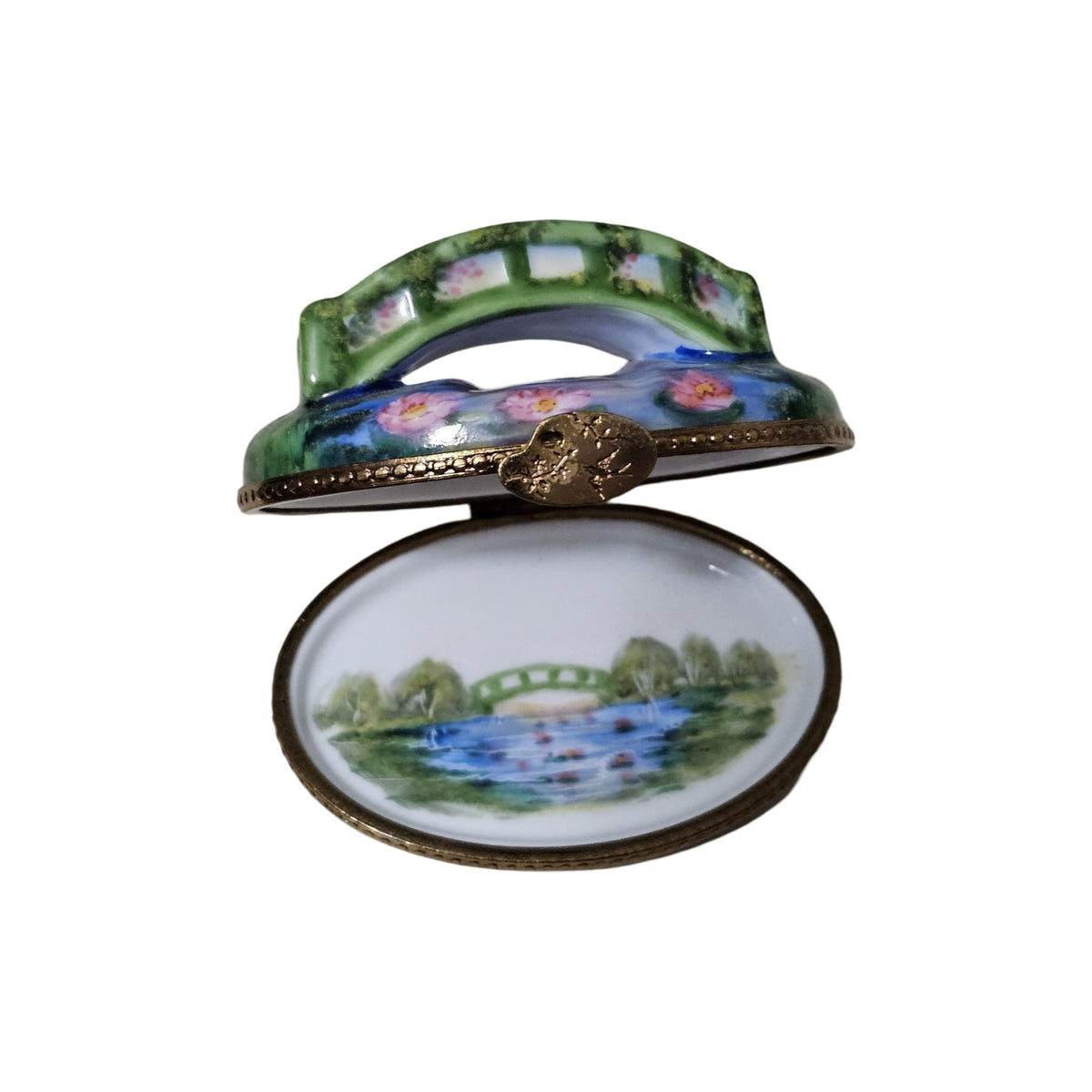 Monet Bridge Limoges Box for Art Lovers, view 7