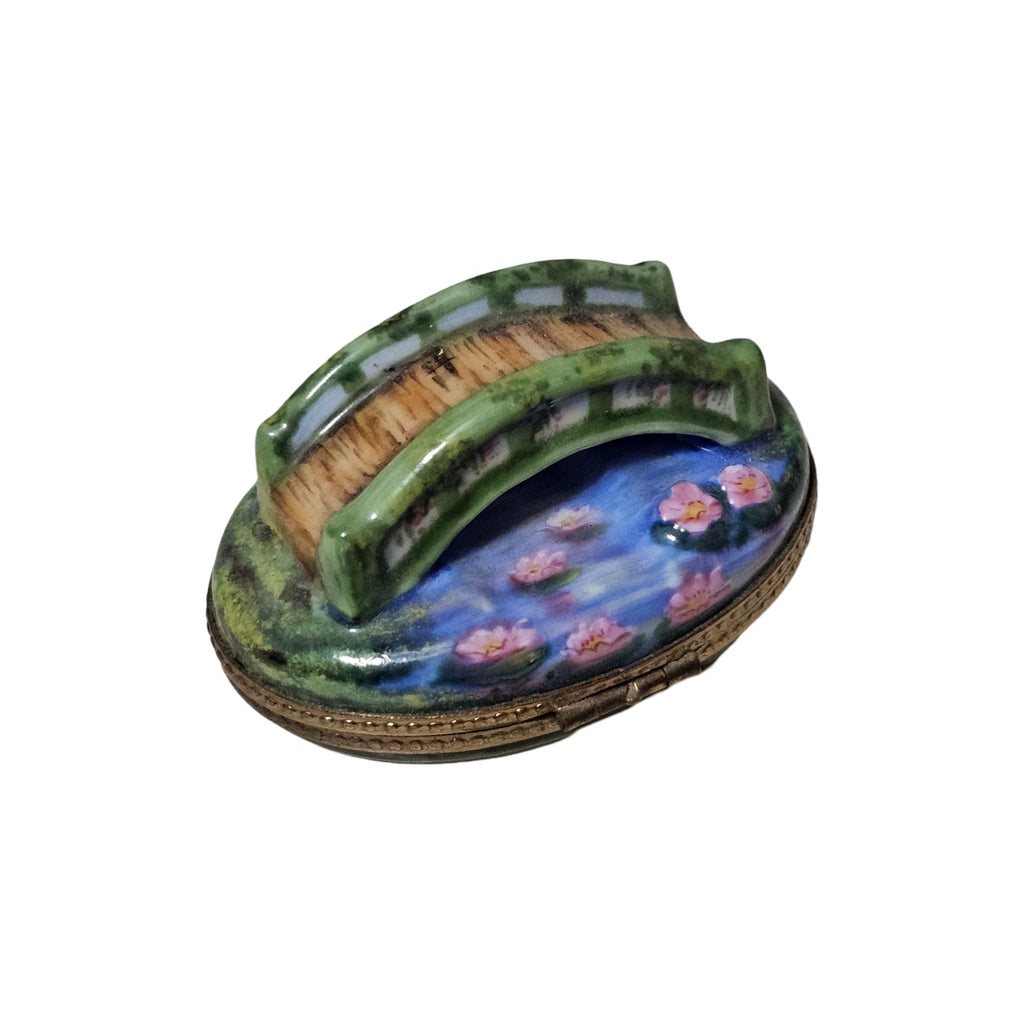 Monet Bridge Limoges Box for Art Lovers, view 6