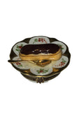 Eclair Pastry on Plate Limoges Box, a hand-painted Limoges porcelain gift