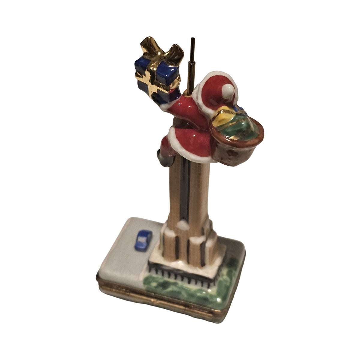 Santa on Empire State Building Rochard Limoges Box, view 6