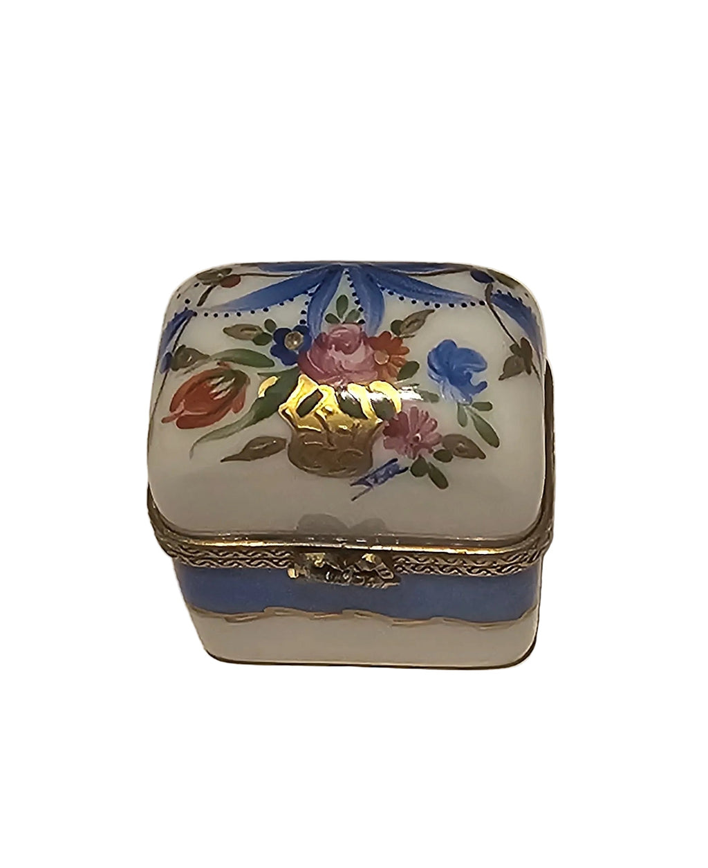 Marie Antoinette Double Porcelain Perfume Ribbon Box, view 5