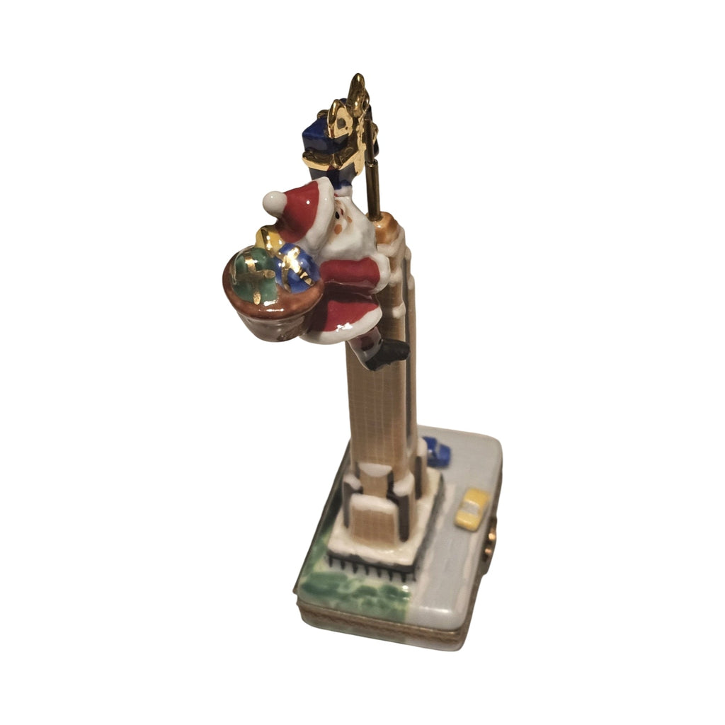 Santa on Empire State Building Rochard Limoges Box, view 2