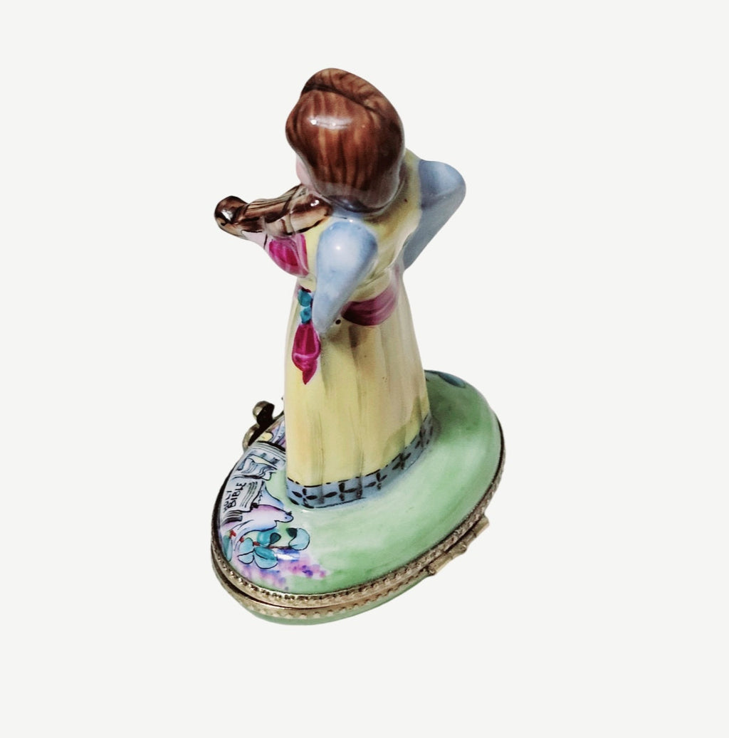 Angel Violin Bible Limoges Box Gift, view 6