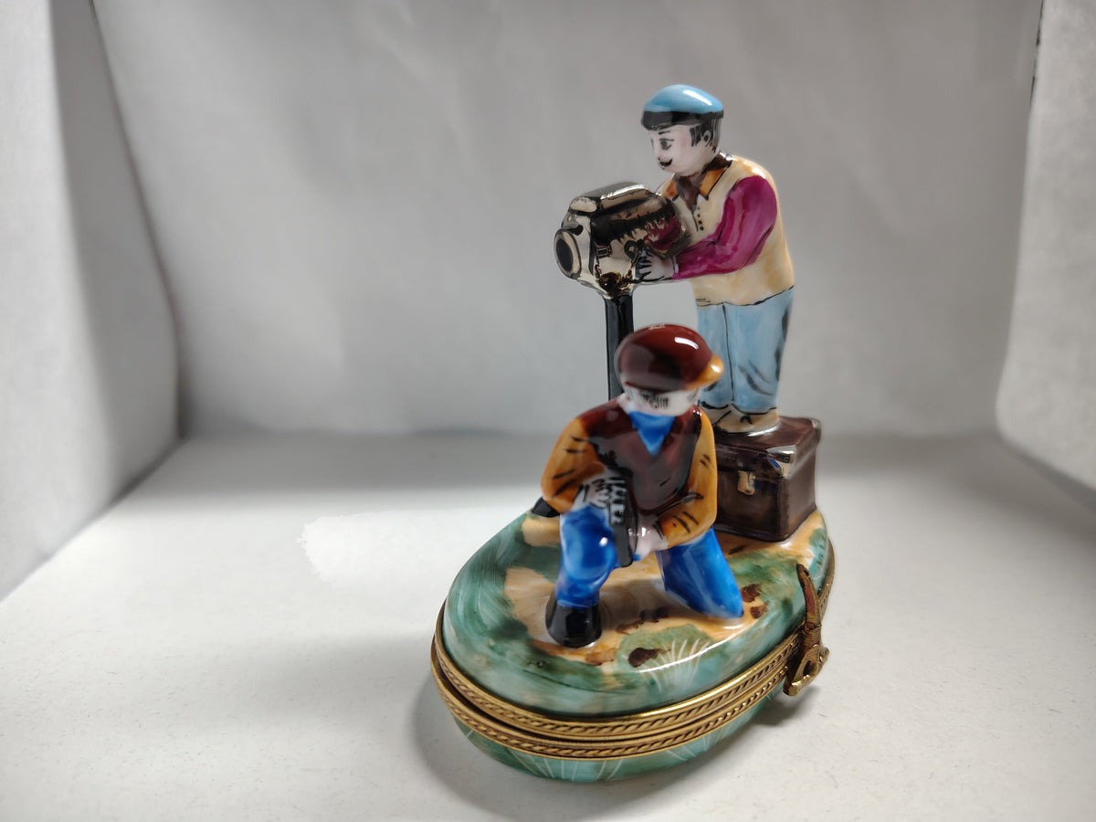 Director of Movie Film Camera Limoges Box Figurine, view 23