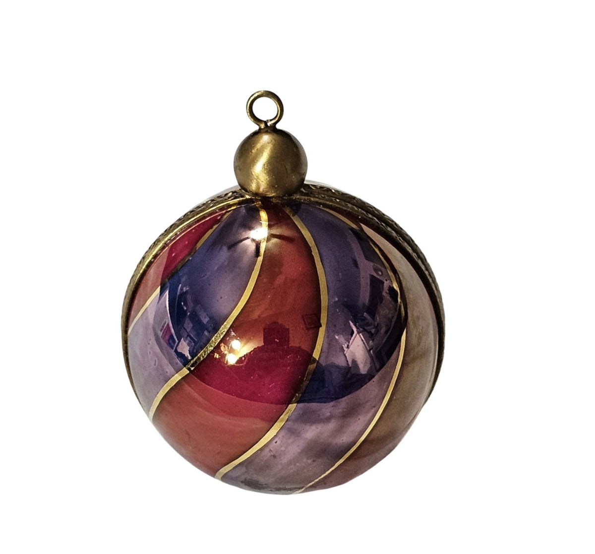 Red and Pink Christmas Ornament, view 3