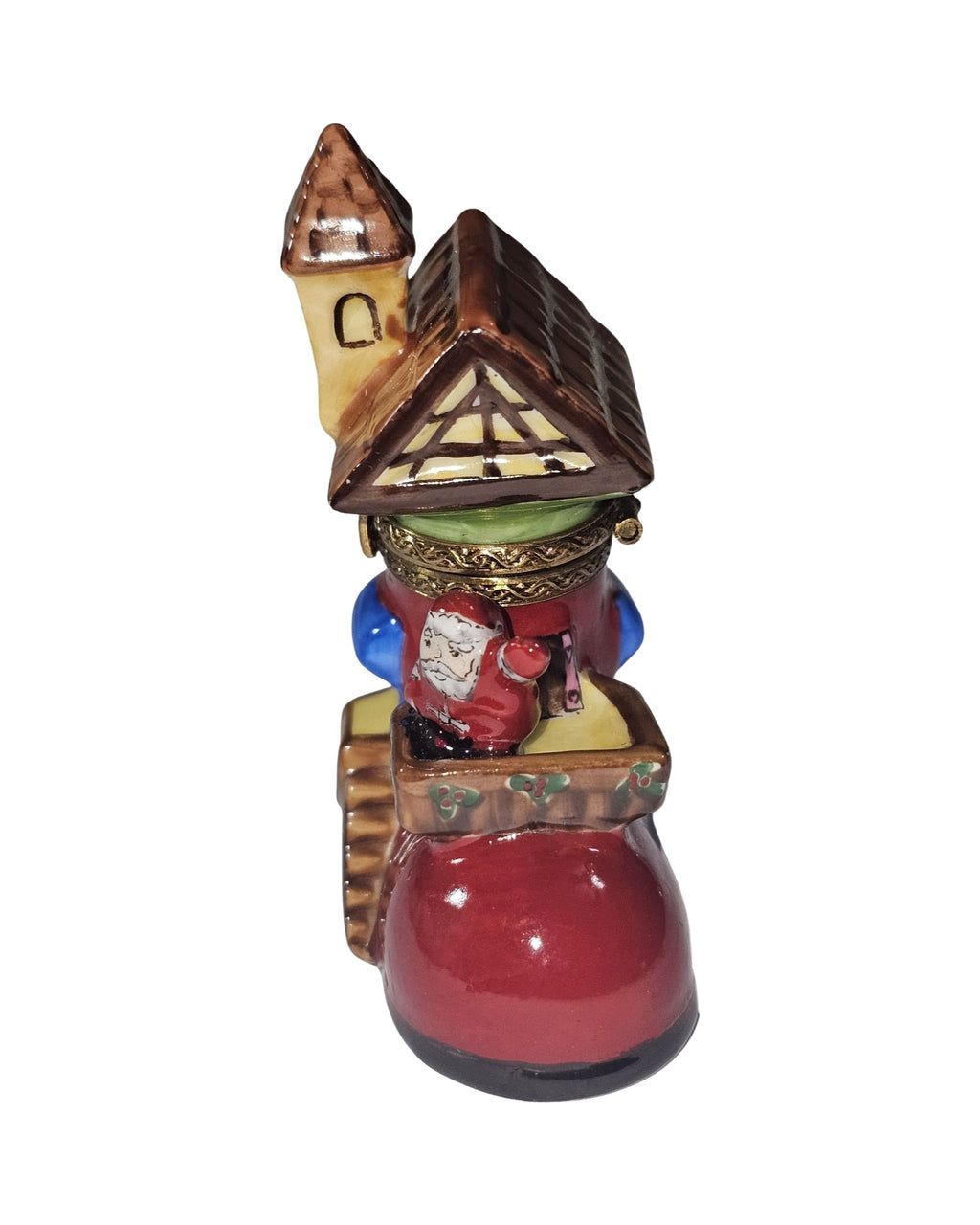 Santa's Workshop Boot Limoges Box, view 3