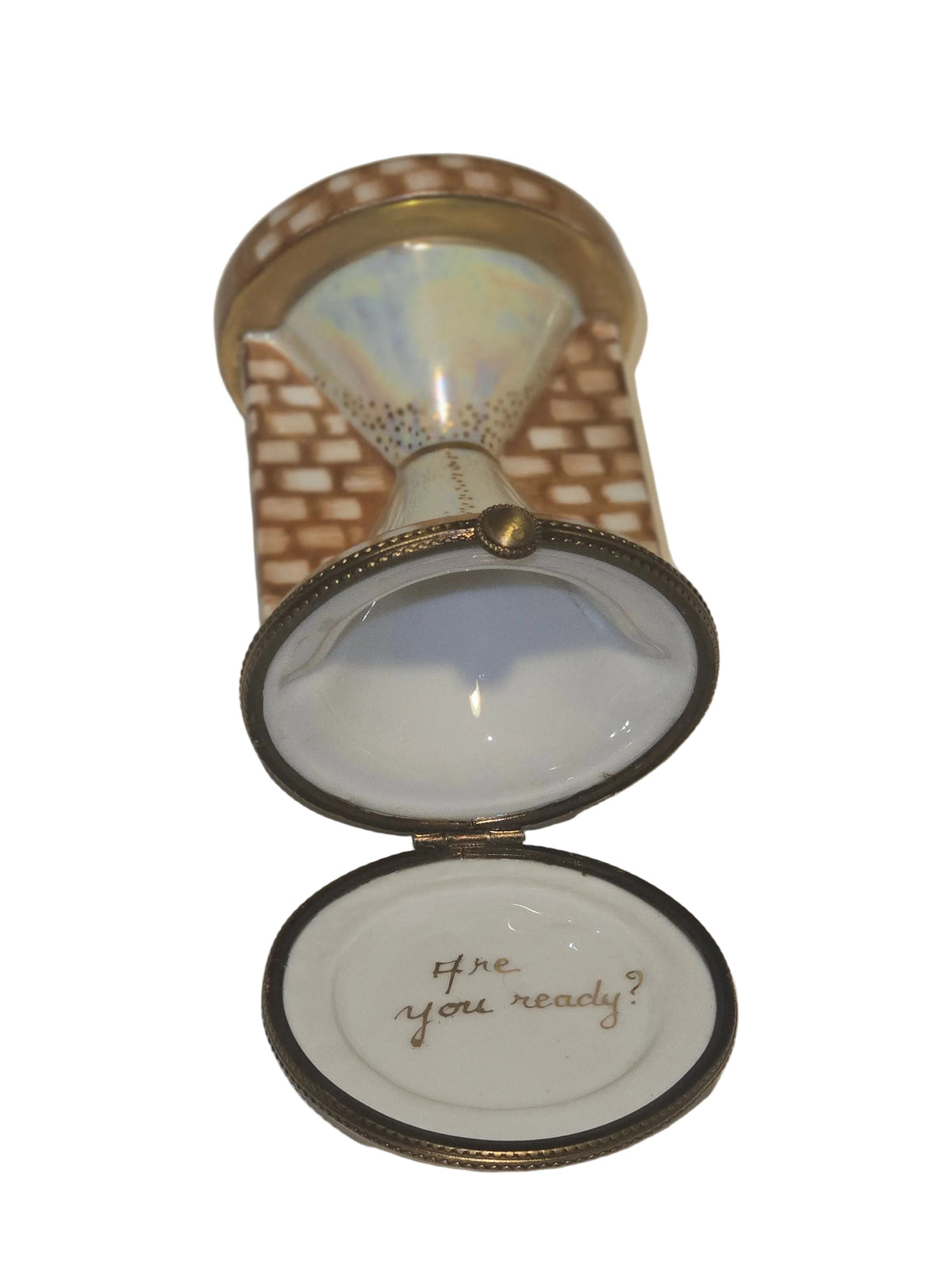 Egyptian Hour Glass Limoges Box, view 2
