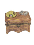 Dresser w Hat Book, a hand-painted Limoges porcelain gift