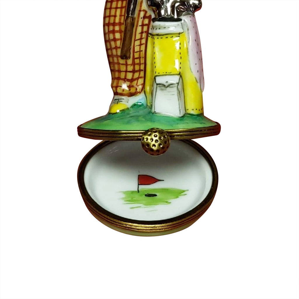 Golfer w Clubs, view 2