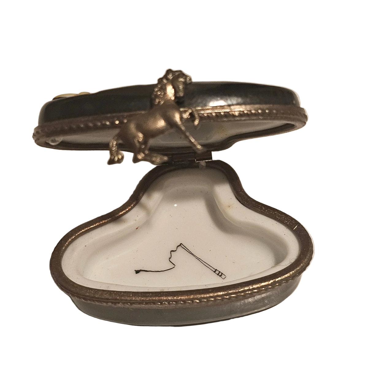 Black Mini Cowboy Hat Limoges Box, view 2
